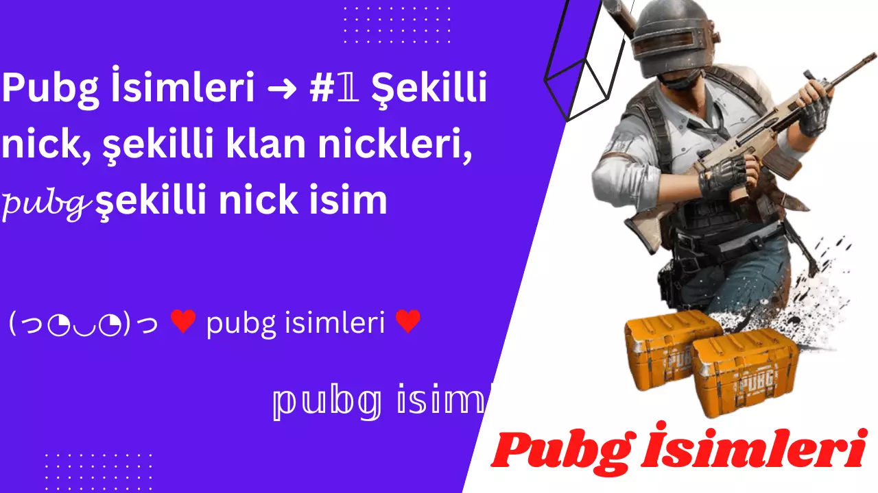 pubg isimleri